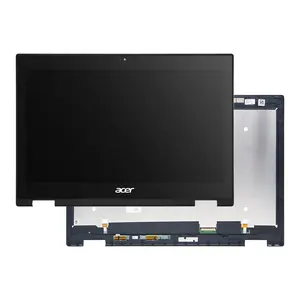 Genuine for Acer SP513-52N LCD LED Touch Panel W/ Bezel 13.3 N FHDSUPI/TP1A HENGHAO-KL.1330H.009 W/LCD Bezel Black 6M.GR7N1.003