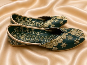 Zapatos Casuales de Vestir para Mujer, con Bordado Verde, de Raxine, de Alta Calidad, para Todas las Temporadas, con Tacón Plano, Estilo Jutti, Punta Redonda - Product Image 4