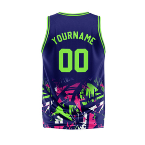 Maillot de basketball respirant et à séchage rapide OEM 2026 avec taille plus, haute qualité, prix de gros pour usage extérieur - Product Image 3