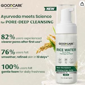 Nettoyant Moussant Doux à l'Eau de Riz de Haute Qualité, Nettoyage en Profondeur pour Adultes, Tous Types de Peau, Fournisseur Indien - Product Image 6