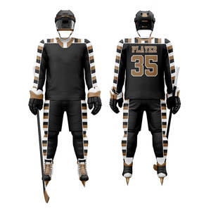 Diseña Tu Propio Uniforme de Hockey sobre Hielo, el Más Popular, Tallas Grandes para Adultos, Venta en Línea con Nombre de Equipo OEM Personalizado - Product Image 4