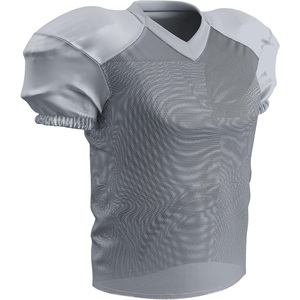 Maillot de football américain jaune à col en V et manches courtes pour homme, en maille respirante, coupe classique, couleur unie, vêtement de sport - Product Image 5