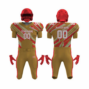 Uniformes de Fútbol Americano Personalizados para Jóvenes con Mangas Cortas, Bordados y Sublimados, Uniformes y Pantalones de Fútbol Americano - Product Image 5