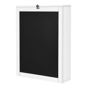 White Wall-Mounted <b>Computer</b> Desk for <b>Office</b> Use - Product Image 4