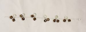 Smoky Green Amethyst <b>Bracelet</b> 925 Sterling <b>Silver</b> Dual Gemstone Jewelry For Women February Birthstone Gift - Product Image 3
