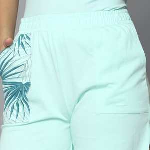 Ensemble deux pièces décontracté d'été pour femmes, tissu doux et respirant, haut sans manches et short pour les vacances à la plage - Product Image 6