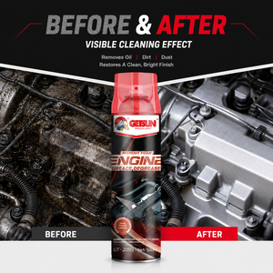Nettoyant pour <span class=keywords><strong>compartiment</strong></span> <span class=keywords><strong>moteur</strong></span> Getsun, aérosol dégraissant, spray anti-taches d'huile, anti-poussière, sûr pour les surfaces automobiles, le plastique, le caoutchouc et la peinture - Product Image 2