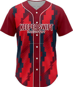 Maillot de baseball pour homme 100% polyester personnalisé, créez votre propre uniforme de baseball à vendre - Product Image 2