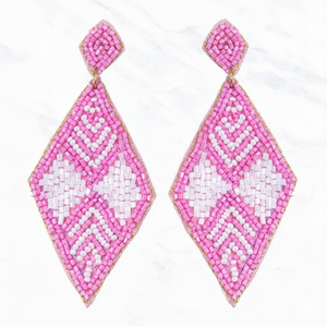 Light Luxury Women's Handmade Embroidery Seed <b>Beaded</b> Hoop Earrings Antique Bronze Plated Customized <b>Color</b> Wedding Fashion - Product Image 3