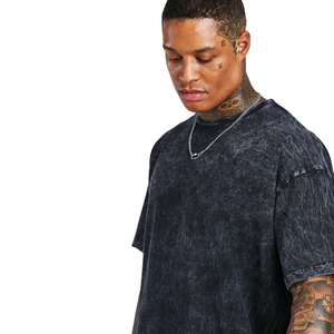 Camiseta Personalizable para Hombre, 100% Algodón, Corte Regular, Lavado Ácido, Antiarrugas, Transpirable, Secado Rápido, Alta Calidad - Product Image 5