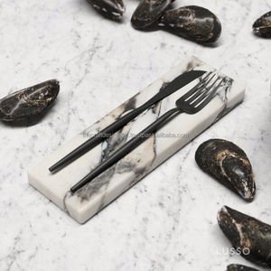 Repose-couverts rectangulaire en marbre pour décoration de table et affichage de design d'intérieur de maison contemporaine - Product Image 3