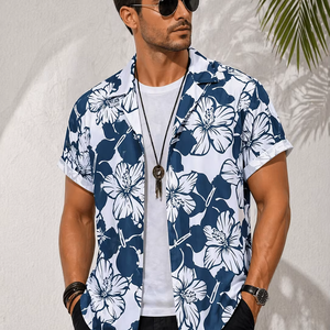 Camisa Casual de Verano para Hombre, Color Sólido, 200g, Ligera, Transpirable y Anti-Pilling, Manga Corta para Correr - Product Image 1