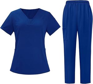 Women Medical Scrub Uniform Set Nursing Hospital Wear Custom Nursing Scrubs Set For Women Healthcare uniform medical scrubs - Product Image 5