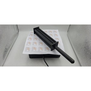 Moule à lingots de bijoux de 10 pouces avec motif à deux lignes carrées - Product Image 1
