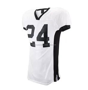 Best Latest American Football Jerseys and Uniform Sets Breathable 100% Polyester Customized Colors & Logos Plus Size - Product Image 5