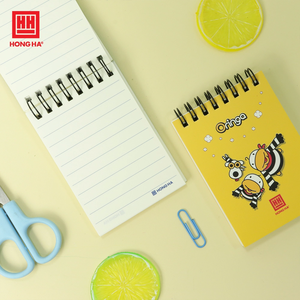 Oringa A7 <b>Spiral</b> Hardcover <b>Notebook</b> with Laminated Cover Digital Printing Compact Size Clear Rulings Eco-Friendly Natural Paper - Product Image 5