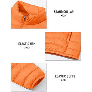 Veste matelassée légère pour homme, coupe ample, isolée pour l'hiver, idéale pour le travail, le ski, la randonnée, personnalisation de la marque, couleur et design sur mesure - Product Image 5