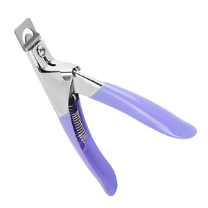 U-Shaped <b>Acrylic</b> False Nail Tip Cutters With Small Sizing Magnets <b>Mirror</b> Polish Stainless Steel 10* Magnets Nail Tip Cutters - Product Image 5