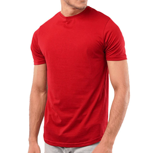 T-shirt Homme en Coton Léger de Haute Qualité 180 g/m² – Jersey en Polyester Doux et Ample, Uni, Décontracté, Luxe, pour la Gym - Product Image 1