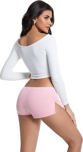 Ropa de Primera Calidad, Tecnología de Microfibra, Resistencia Superior, Ropa Deportiva, Uso Diario Funcional, Pantalones Cortos Deportivos para Mujer - Product Image 6