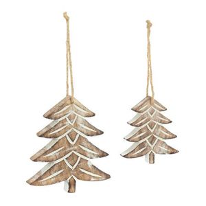 Handmade High Quality Designer Wooden Hanging Tree Ornament for Premium Christmas Tree and Stylish Interior Decoration - Product Image 4