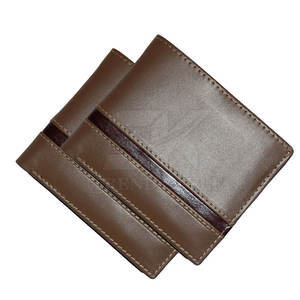 กระเป๋าสตางค์หนังแท้ผู้ชายแบบสั่งทำพิเศษปี 2026 ดีไซน์คุณภาพสูง สีเดียวแบบแยกสี - Product Image 3