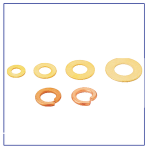 Brass Washer High Conductivity Flat Circular <b>Spacer</b> for Electrical Earthing Systems and Lightning Protection Bonding Hardware - Product Image 5