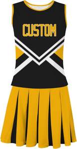 Uniformes de cheerleading sublimés 100 % polyester, respirants, tailles et couleurs personnalisables pour femmes, vente en gros, directement de l'usine - Product Image 5