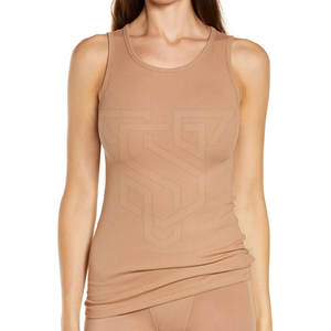 Camiseta sin Mangas Transpirable con Cuello Redondo para Mujer, Tallas Grandes, Opciones de Color Personalizadas, Estilo Casual - Product Image 1