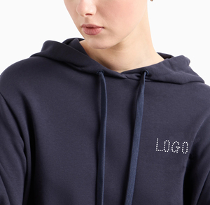 Sudadera con Capucha Unisex, Color Beige Sólido, Felpa Francesa, Estilo Casual, Bolsillo Frontal, Corte Regular, 100% Algodón, Bordada, Transpirable - Product Image 6