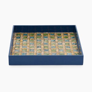 Plateau de service pliable écologique en nacre incrustée, résistant à l'eau, avec finition laquée, couleur personnalisée, Vietnam - Product Image 2