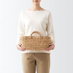 Panier ovale en jacinthe d'eau, fait main, panier de rangement, vente en gros, écologique, fabriqué au Vietnam - Product Image 6