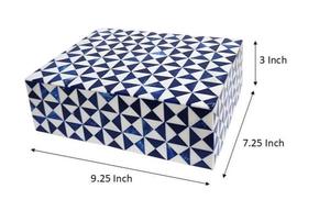 กล่องเครื่องประดับงานฝีมือลายดอกไม้โมร็อกโกแบบเป็นมิตรกับสิ่งแวดล้อม ตกแต่งด้วยกระดูกฝังลายดอกไม้ สำหรับเก็บของตกแต่งบ้าน ตกแต่งโต๊ะ ของขวัญปีใหม่ - Product Image 5