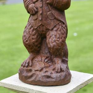 Cast Iron Life Size Mr. Rabbit Statue For Garden Supplies <b>Easter</b> Decoration Large Hare Sculpture Ground Mount - Product Image 4
