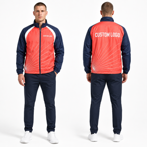 Colorblock Mens Windbreaker <b>Jacket</b> Custom Wholesale Supplier Factory Bulk Premium Lightweight Waterproof Hooded <b>Packable</b> Outdoor - Product Image 6