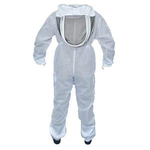 Combinaison de protection apiculteur modèle SL-BKS-104 avec voile et gants, motif à carreaux blancs, pour toutes les saisons, tenue décontractée - Product Image 6