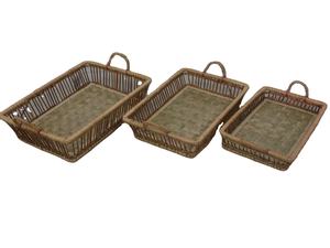 Panier de rangement en bambou tressé à la main, écologique et personnalisable, directement du Vietnam, idéal pour le pique-nique, le pain, les gâteaux et le stockage alimentaire - Product Image 2