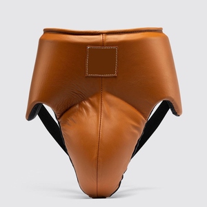 Protection robuste en cuir multi-usage pour la zone inguinale, pour MMA et boxe, avec ceinture élastique confortable, personnalisable RL-GG-100 - Product Image 3
