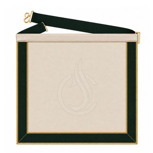 New Masonic <b>Master</b> Apron Premium Embroidery Silk/Velvet Fabric Lightweight Customizable Quality Craftsmanship Ceremonial Wear - Product Image 2