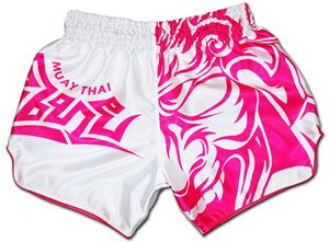 Pantalones cortos de Muay Thai con diseño personalizado, tela satinada, transpirable, ligero, cintura elástica, ropa de entrenamiento para gimnasio y fitness para hombres y mujeres - Product Image 6