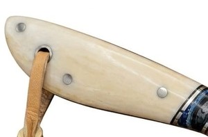 New Trending Handmade SKINNER <b>Knife</b> Fixed Blade D2 Steel Custom private label <b>knife</b> Premium <b>BONE</b> <b>HANDLE</b> SURVIVAL <b>KNIFE</b> - Product Image 3