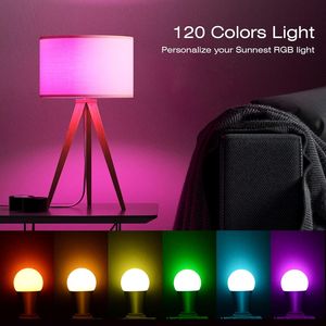 Bombilla LED Inteligente RGBW E26 de 820LM, Regulable, 10W, con 120 Colores, Temporizador, Control Remoto, Base de Rosca, Luz Ambiental para el Hogar - Product Image 4