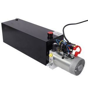 Centralina Idraulica 12V DC per Carichi Pesanti con Serbatoio in Acciaio da 15 Litri per Sollevamento Rimorchi Ribaltabili, Portelloni, Spaccalegna e Piattaforme Aeree - Product Image 5