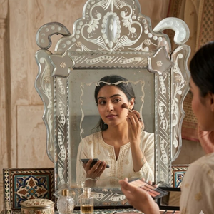 Espejo de Pared Decorativo Barroco Veneciano Antiguo |   Espejo Decorativo con Marco Tallado Ornamentado Vintage para Sala de Estar y Decoración Clásica del Hogar - Product Image 2