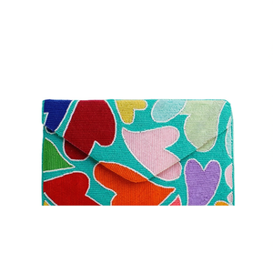 Bolso Tote Tradicional Indio de Lujo Hecho a Mano con Cuentas de Vidrio Multicolor, Asa Tipo Baguette, Artesanal, Duradero, Premium, Casual y a la Moda - Product Image 2