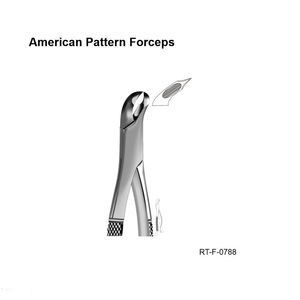 Forceps d'extraction ergonomiques pour enfants, modèle anglais, en acier inoxydable, par Roboz Tech Pakistan - Product Image 6