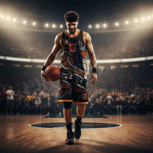 Tenue d'équipe de basketball personnalisable (couleur et taille) – Maillot sans manches et short respirants pour hommes et enfants - Product Image 3