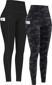 High Waist Women Leggings Full Length Solid Color Stretch Breathable Quick Dry <b>Tummy</b> <b>Control</b> Sporty Yoga Pants Keep Warm Pockets - Product Image 5