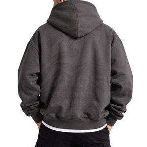 Nouveaux arrivages : sweats à capuche pour hommes, confortables, grande taille, avec fermeture éclair intégrale, coton premium, qualité export et livraison rapide - Product Image 3