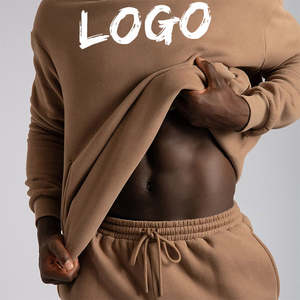 ชุดเซ็ตฮู้ดดี้และกางเกงวอร์มแบบยูนิเซ็กซ์ ผลิตตามสั่ง (OEM) ขายส่ง ผ้าฝ้ายฟลีซ สำหรับแบรนด์สตรีทแวร์ รับผลิตแบรนด์ส่วนตัว - Product Image 6